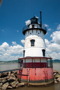 Sleepy Hollow Lighthouse in the Hudson River.
