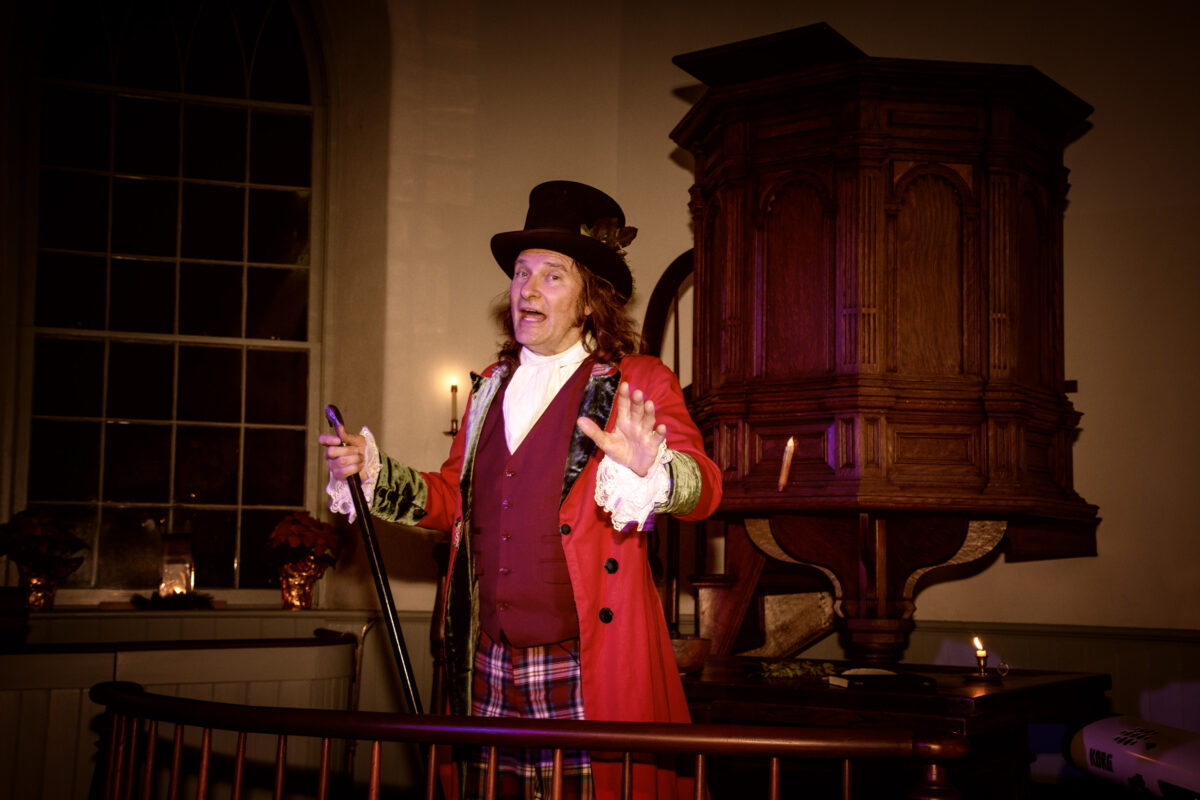 Storyteller Jonathan Kruk performs Charles Dickens's A Christmas Carol.