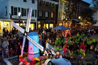 The annual Tarrytown Halloween Parade and block party is the highlight of the October season.