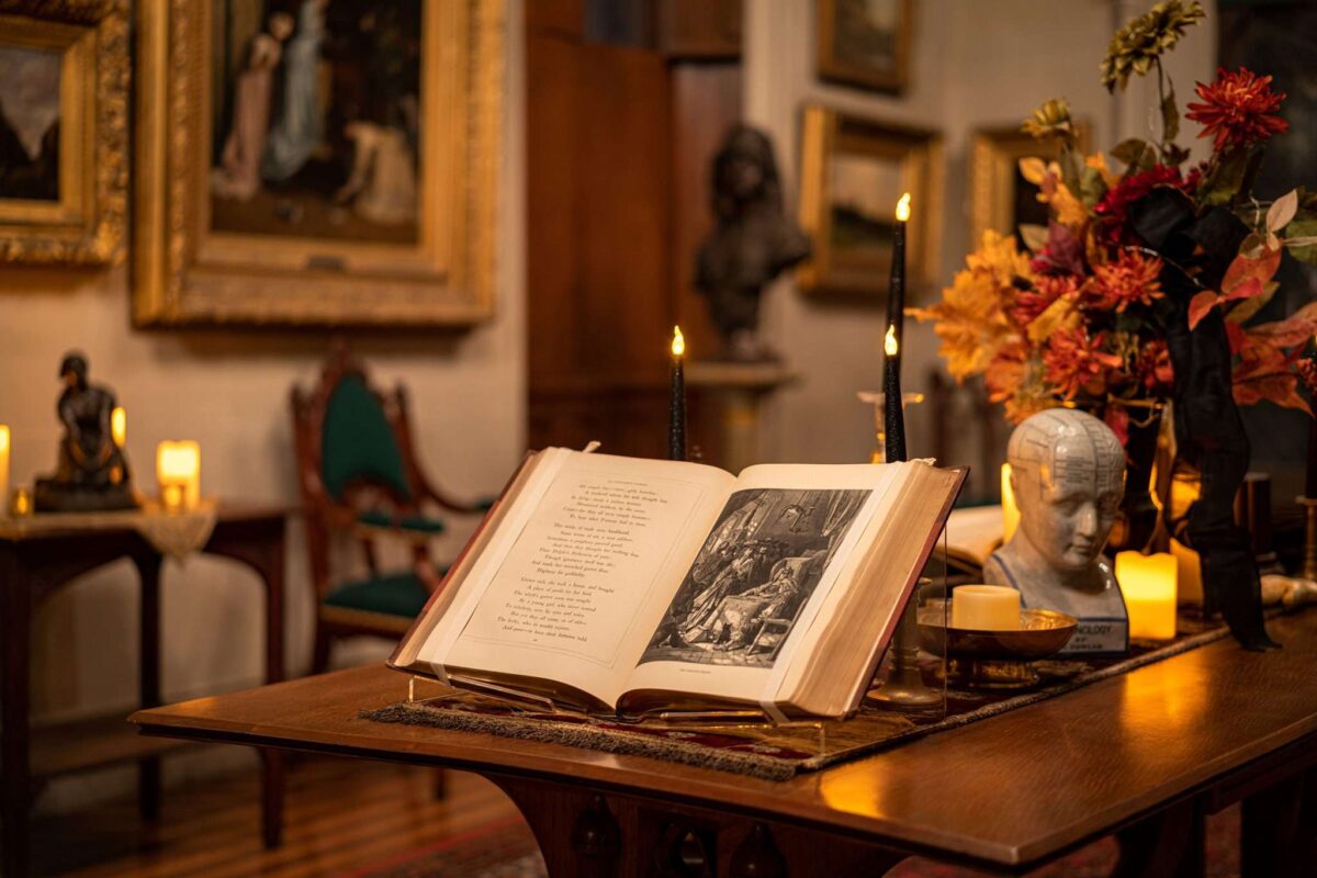 Lyndhurst After Dark, a Halloween celebration, shows the mansion decorated in spooky fashion!