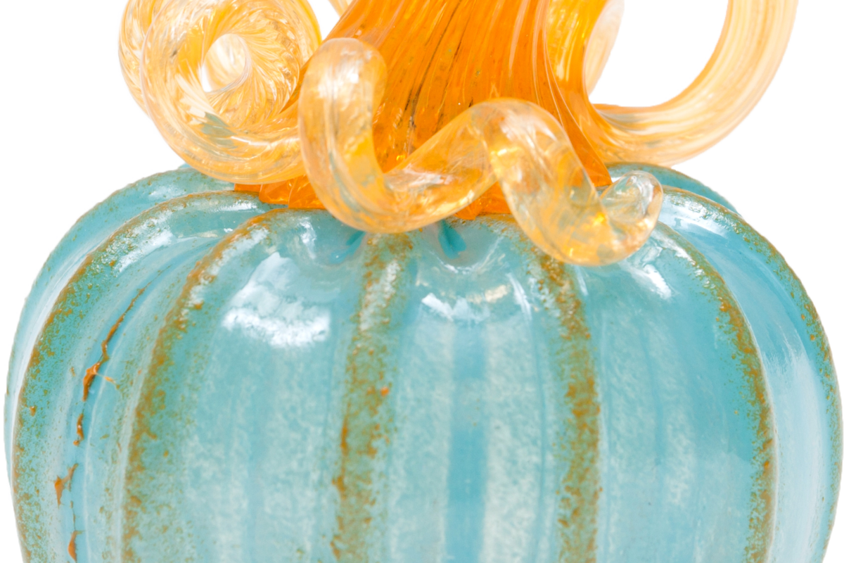 An example from artist Greg Tomb's glass pumpkin patch.