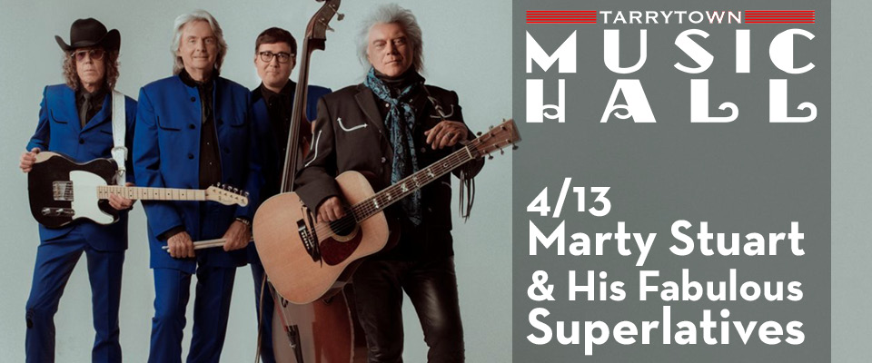 This is a promotional montage for Marty Stuart at Tarrytown Music Hall.