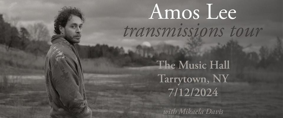 This is a promotional montage for Amos Lee at Tarrytown Music Hall.