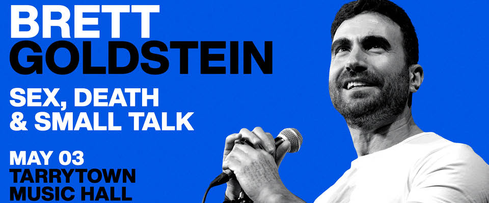 This is a promotional montage for the comedian Bret Goldstein at Tarrytown Music Hall.