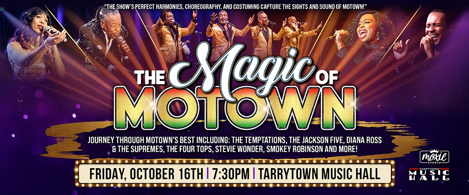 This is a photo montage for The Magic of Motown at Tarrytown Music Hall.