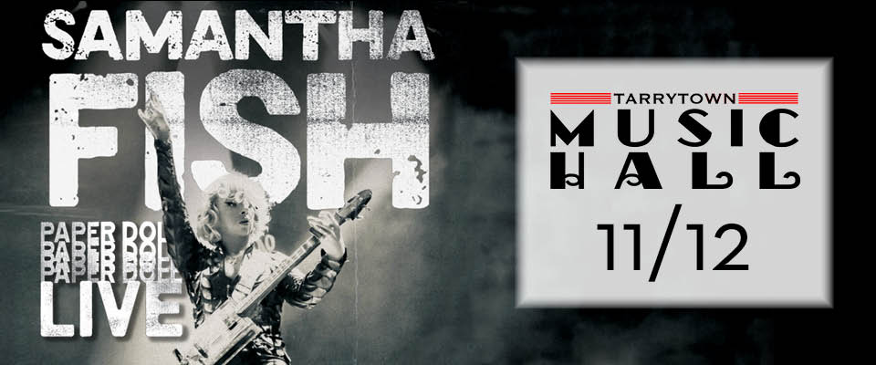 This is a photo montage for Samantha Fish at Tarrytown Music Hall.